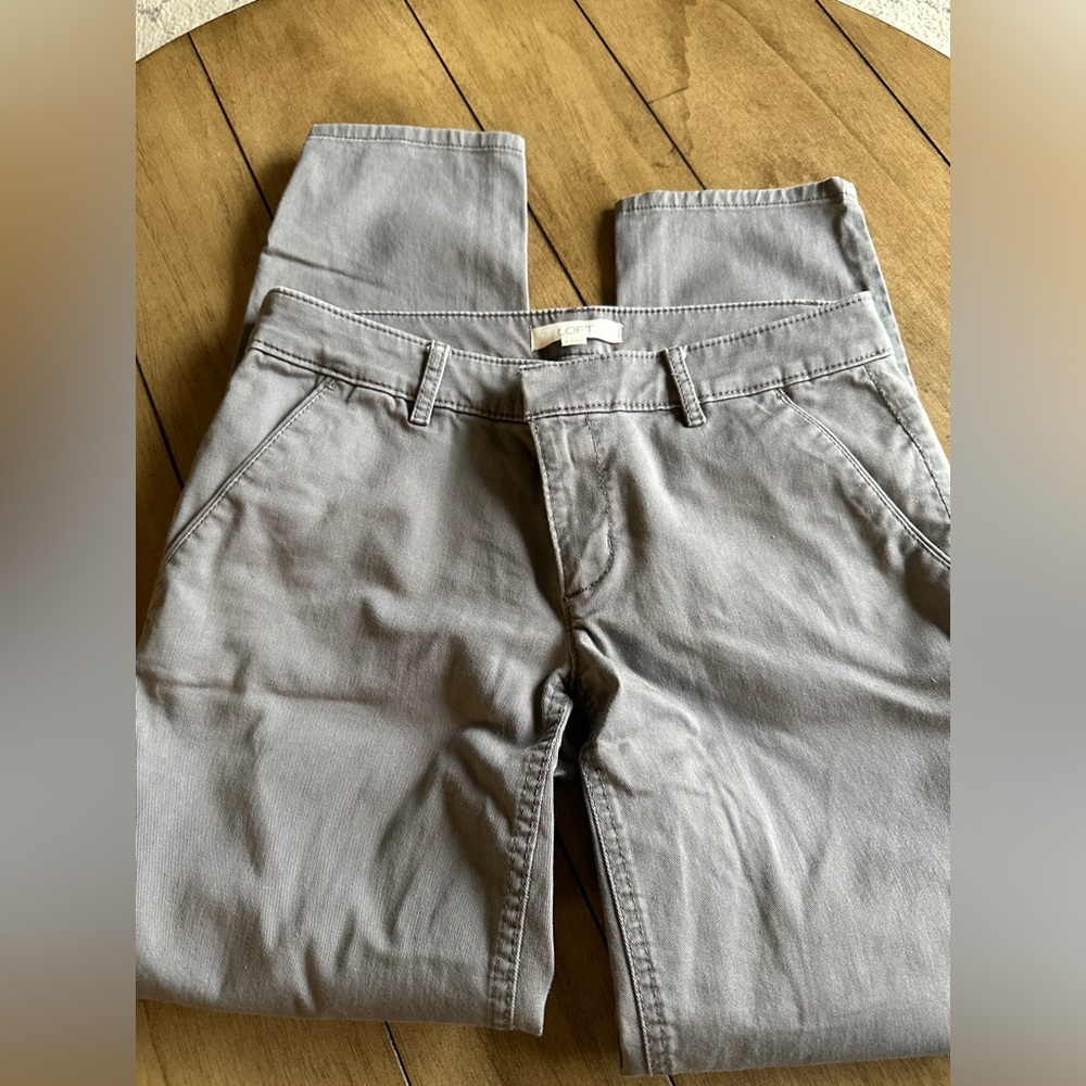 Loft pants grey Marisa size 2